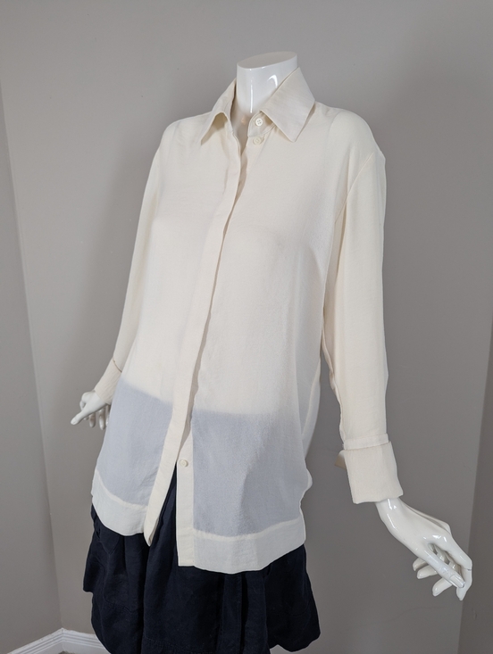 COS Tops - COS Cream Blouse Minimalist Button Up Shirt Oversized Chic Top Small